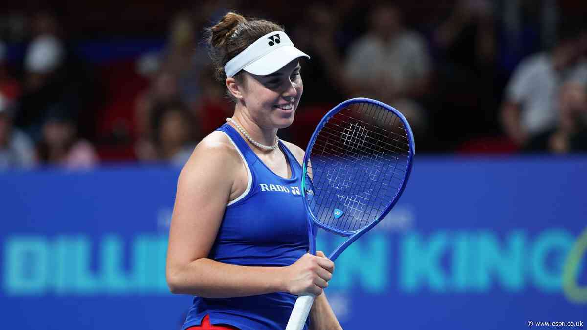 Wimbledon champ Noskova leads Czechia to BJK Cup Finals