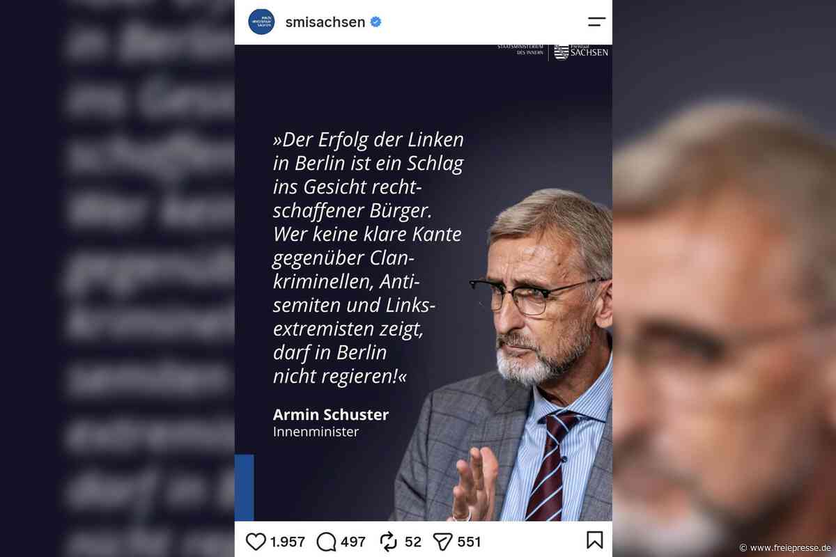 Hat Minister Schuster mit Wahlkommentaren auf offiziellen Kanälen Amtspflichten verletzt?