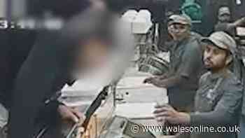 Man jumps over counter and grabs knife in Cardiff chippy