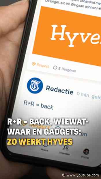 Zo werkt Hyves