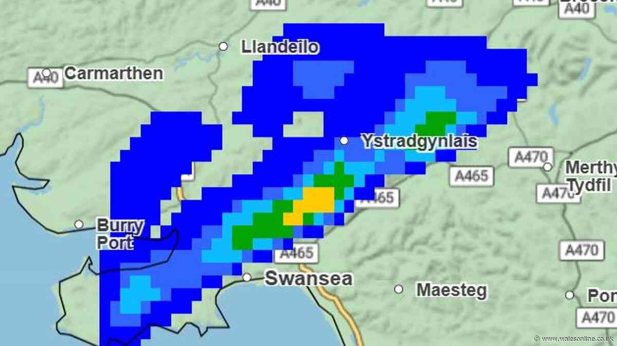 Day-by-day weather forecasts show wettest day in Wales this week