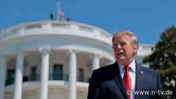 Medien, Prachtbauten, Windkraft : Trump macht die "nationale Sicherheit" zur Allzweckwaffe