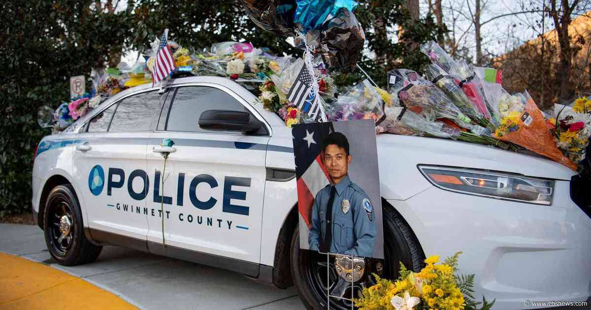 Man accused of killing Gwinnett County police officer at hotel heading to court for hearing