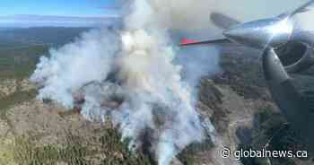 Mount Jack wildfire burning out of control on southern Vancouver Island