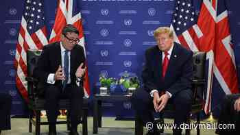 Donald Trump launches fresh attack on Labour's 'terrible deal' to surrender Chagos Islands in first meeting with Andy Burnham