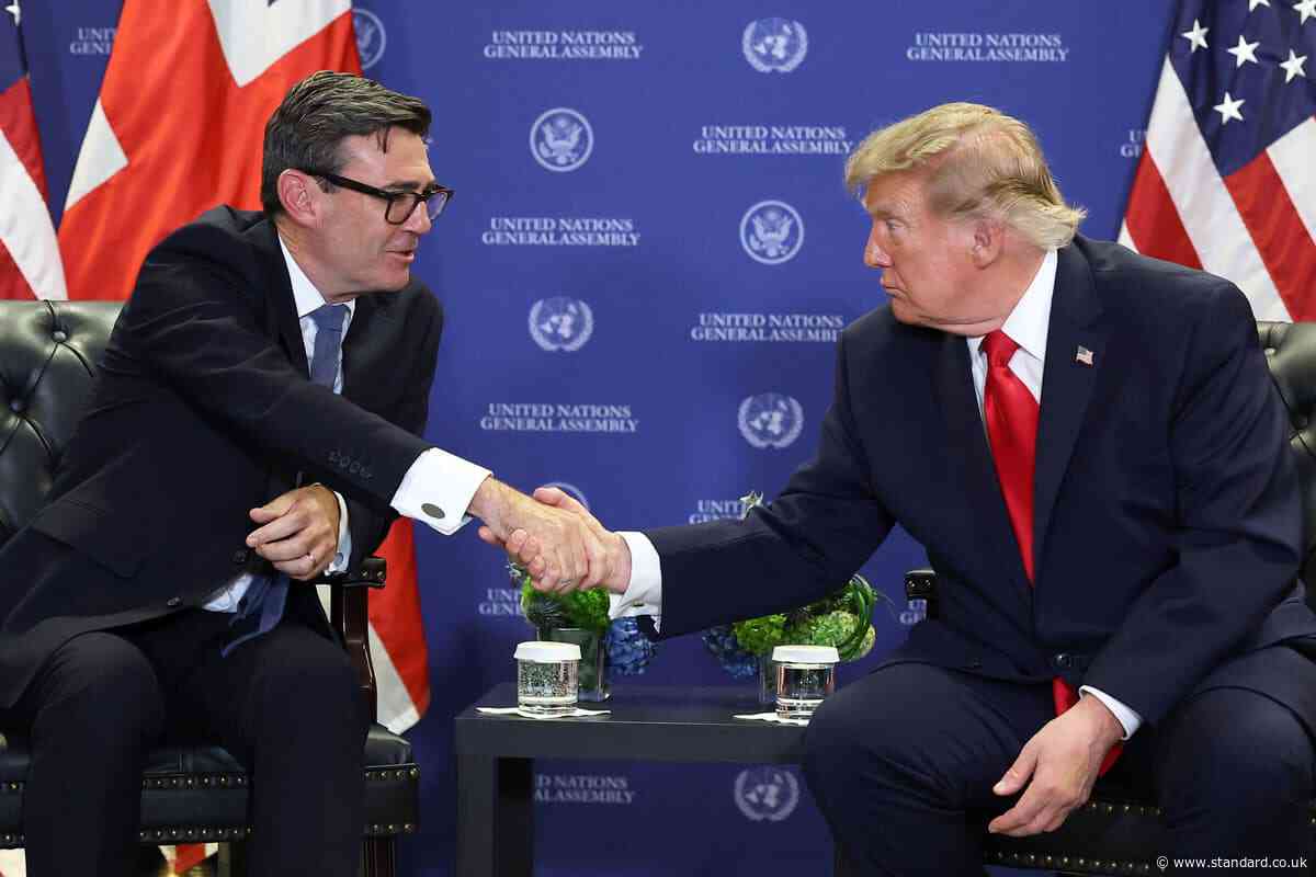 US-UK relationship ‘more up’ with Burnham than Starmer, Trump claims