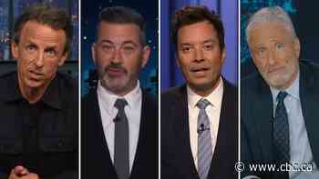 'What he's doing is positively un-American': Late-night hosts react to Trump media ban