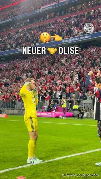 Manuel Neuer hitting the Olise celebration 😂🤫 #Neuer #Olise