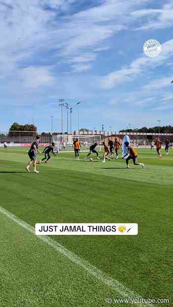 Jamal Musiala always finds his way through 😮‍💨