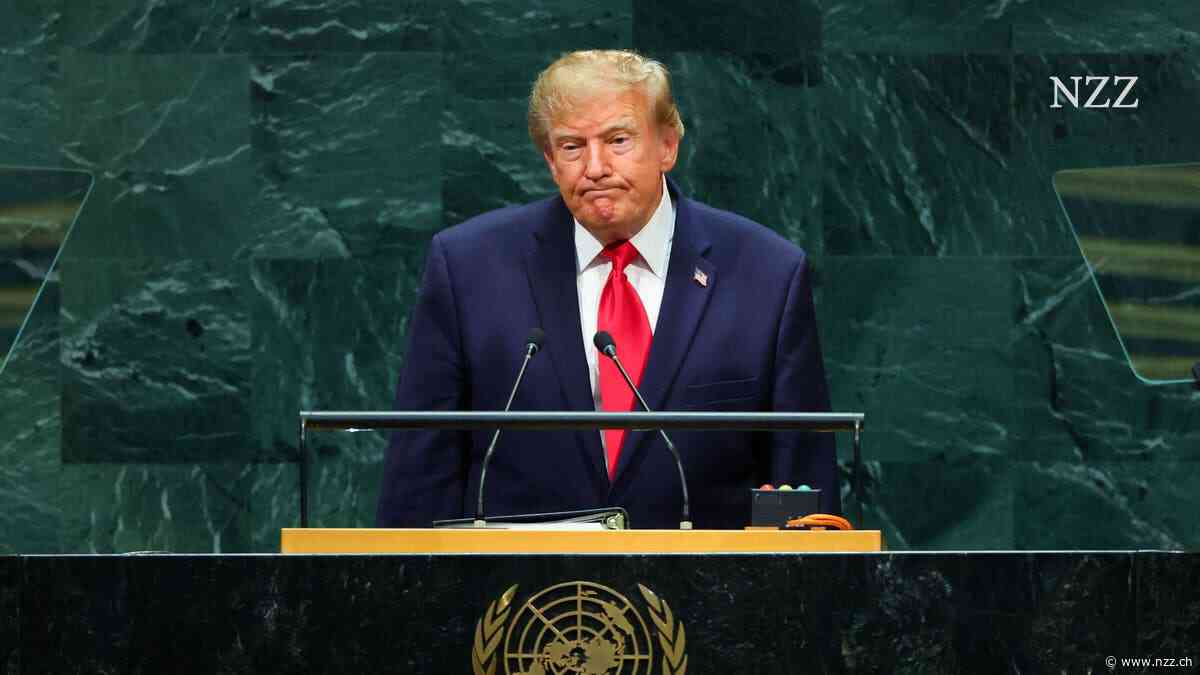 «Treibe ich sie in die Hölle?» Vor der Uno droht Trump, Iran zu vernichten