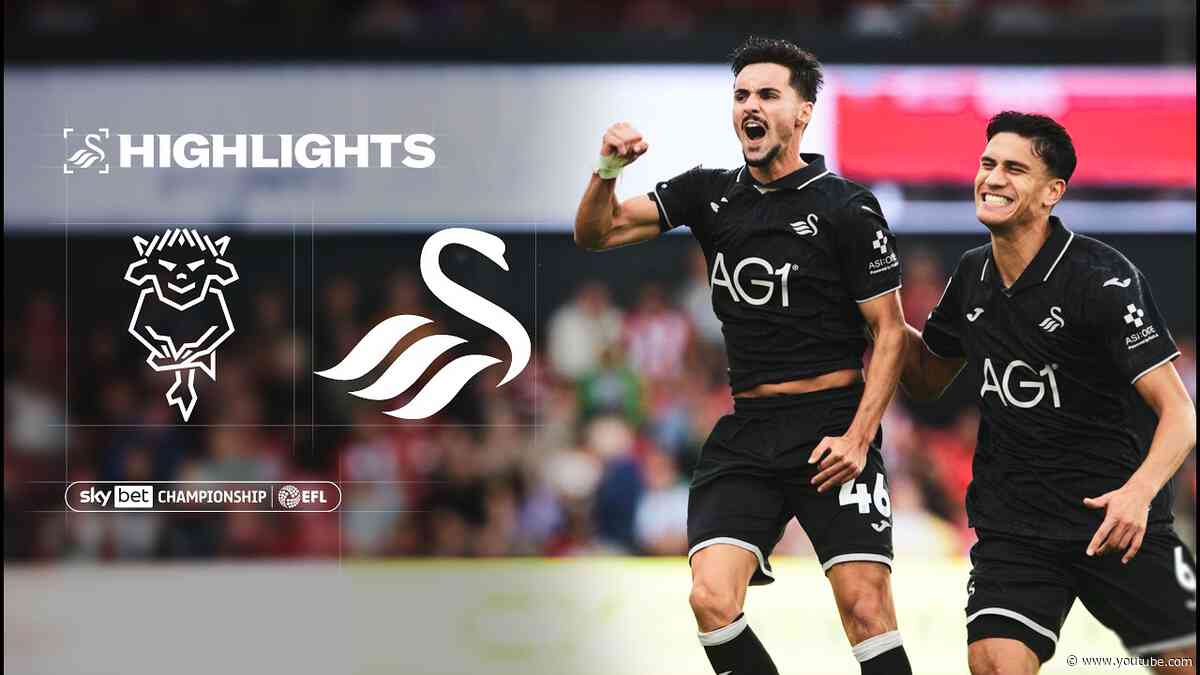 Lincoln City v Swansea City | Highlights