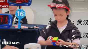 Watch: Six-year-old girl from China sets new Rubik's Cube world record