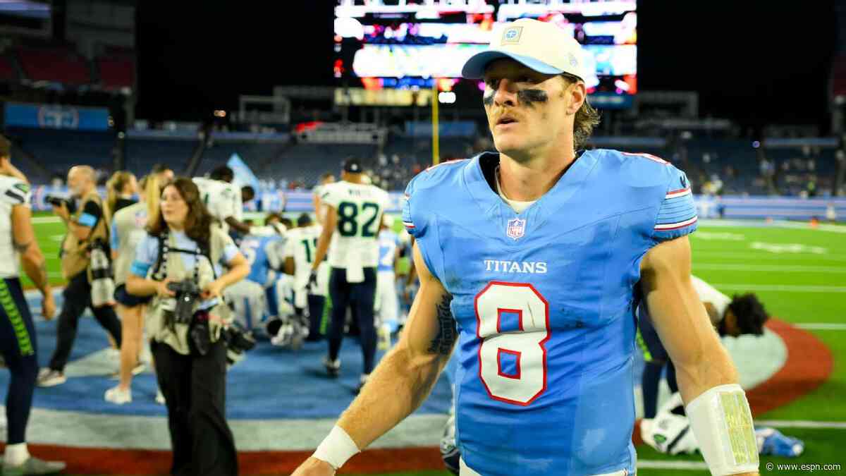 Sources: Jets sign former Titans starting QB Levis to practice squad