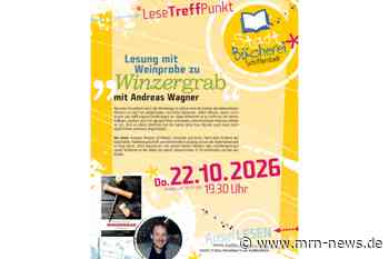 Schifferstadt – Stadtbücherei: Lesung „Winzergrab“ inklusive Weinprobe mit Andreas Wagner