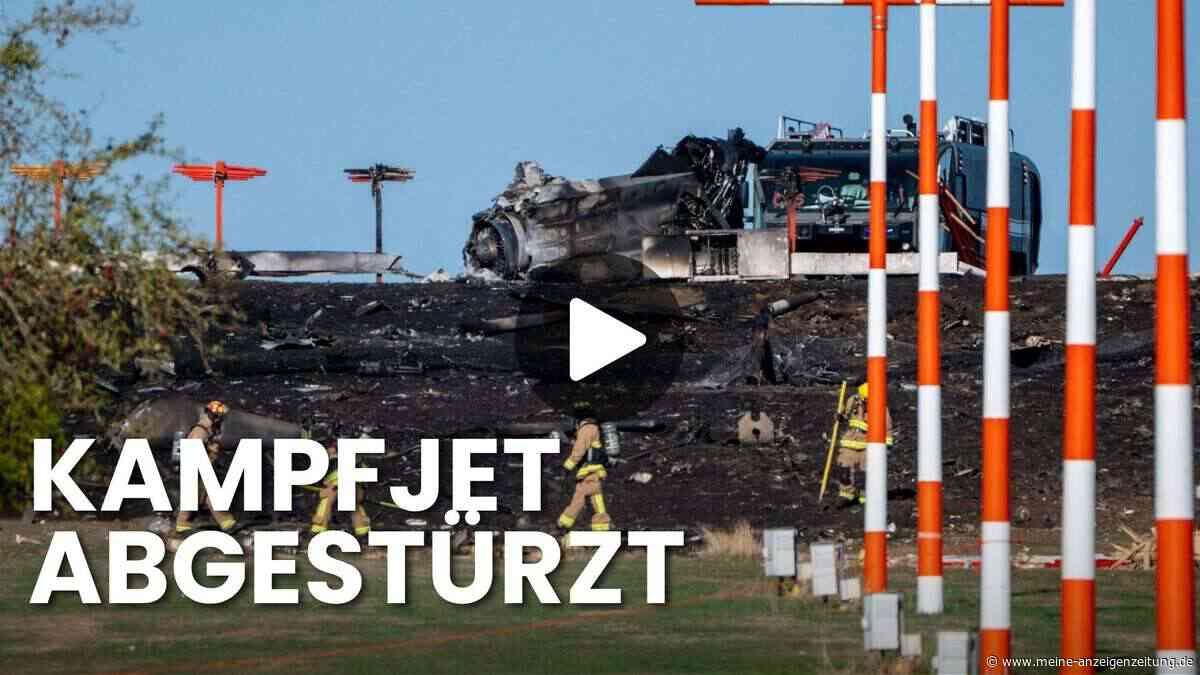 US-Kampfjet stürzt auf Airbase in Rheinland-Pfalz ab