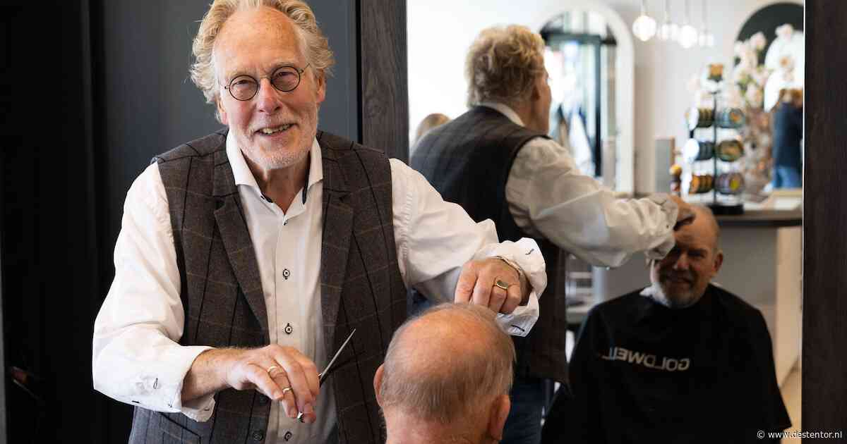 Wander (76) legt na 62 jaar de schaar neer, maar treuren doet hij niet