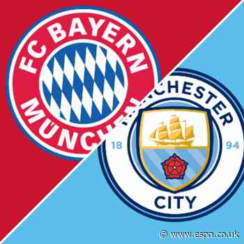 Man City equalise late to draw 2-2 against Bayern Munich in return to UWCL action