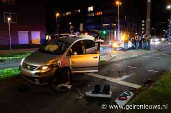 Achtervolging Marechaussee eindigt in crash, bestuurder aangehouden