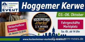 Hockenheim – Hoggemer Kerwe 2026 – Vier Tage Fahrspaß, Genuss und ein verkaufsoffener Sonntag