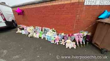 Flowers and teddies left for woman and three children killed in Bootle house fire