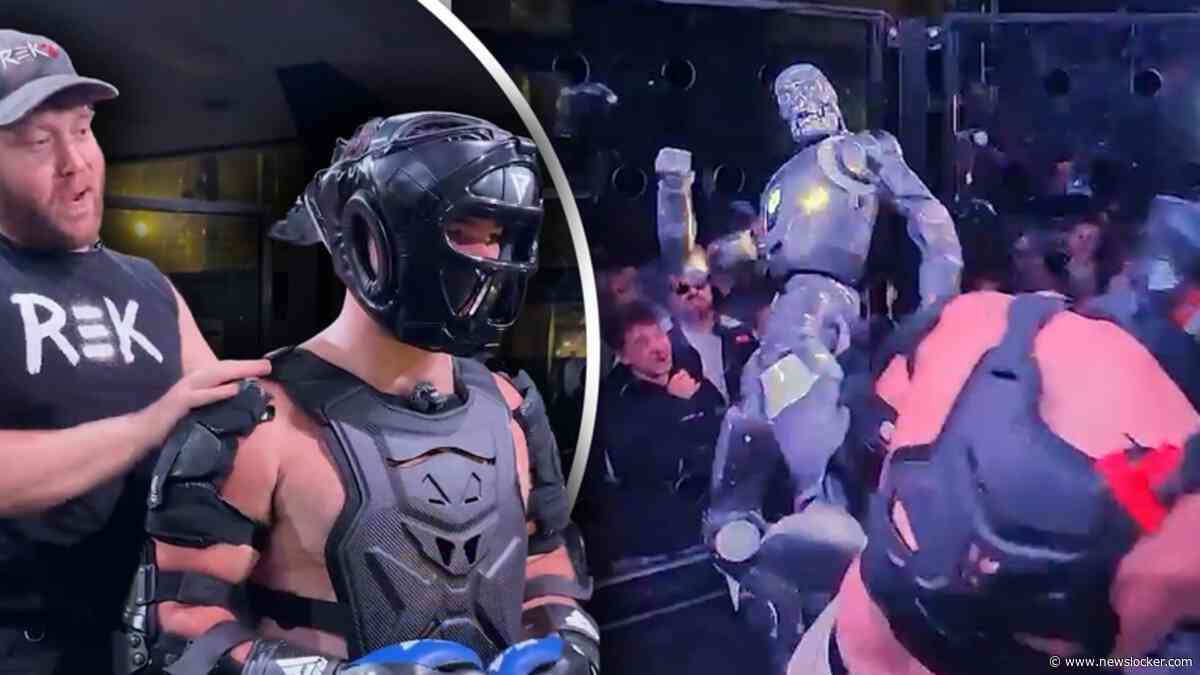 Robot trapt tijdens MMA-gevecht influencer naar de grond