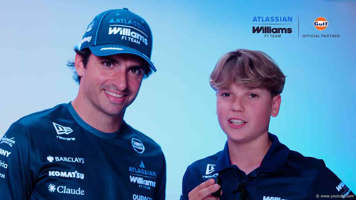 13 Year Old Karting Champion Gets Advice From Carlos Sainz