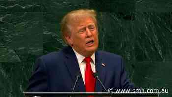 Trump reissues threat to 'annihilate' Iran in UN address