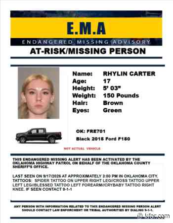Endangered Missing Advisory canceled, 17-year-old girl last seen in Oklahoma City found safe