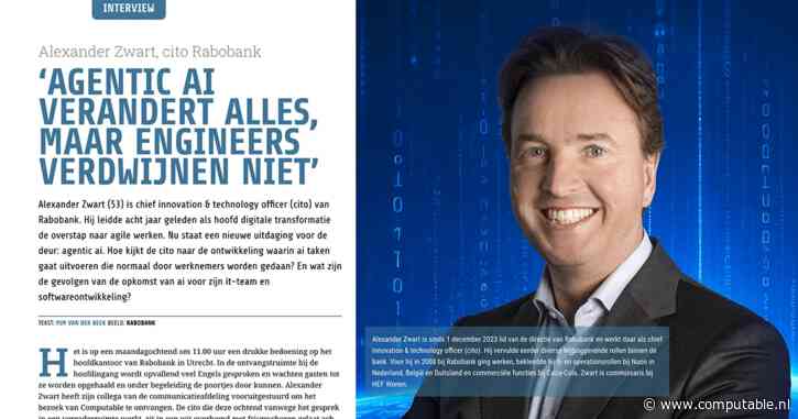 Rabobank: Agentic ai verandert alles, engineers verdwijnen niet