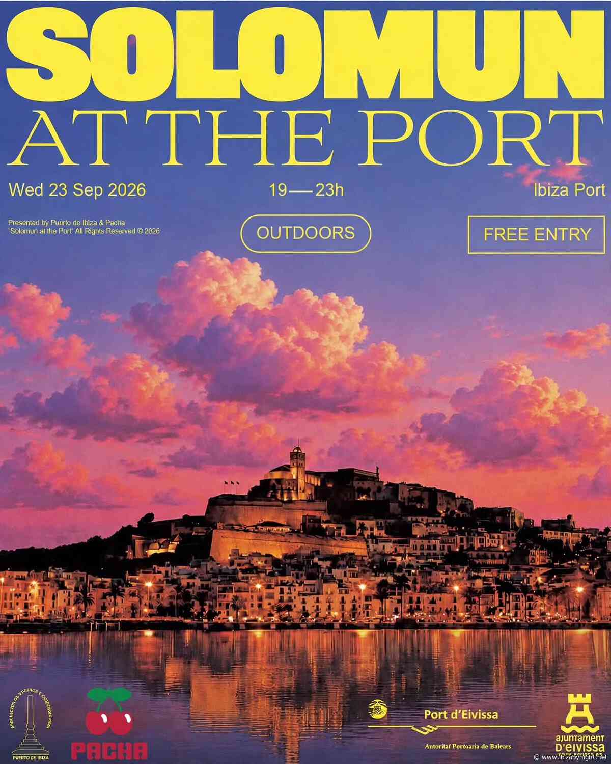 Solomun at the Port of Ibiza 2026: free event!