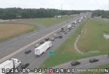 Crash on I-69 clogs northbound traffic