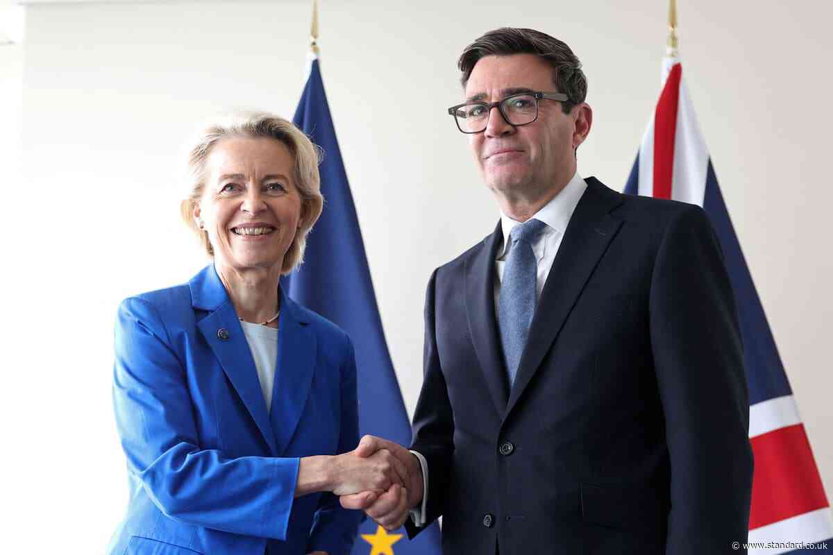 Burnham and von der Leyen meet amid concerns over ‘Made in Europe’ plan