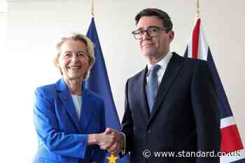 Burnham and von der Leyen meet amid concerns over ‘Made in Europe’ plan