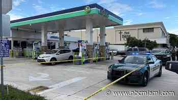 Man injured, person detained after shooting near Pompano Beach gas station, BSO says