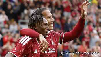 Liverpool's new Virgil van Dijk, three Chelsea stars and a Spurs summer signing make the cut as stats boffins reveal their Premier League team of the season so far - but there's NO room for Arsenal's David Raya in goal