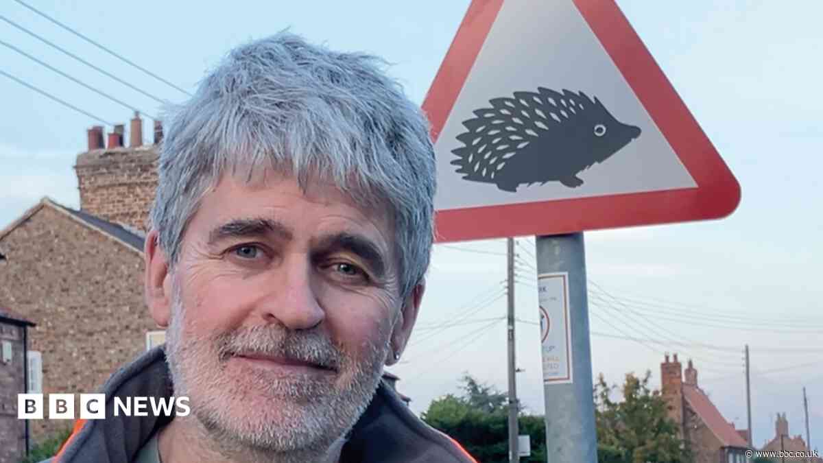 Councillor defies council to install hedgehog sign