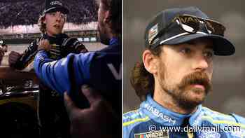 NASCAR star admits he got his 'a** kicked' in brutal post-race punch-up with rival... after wild video emerged of pit row brawl