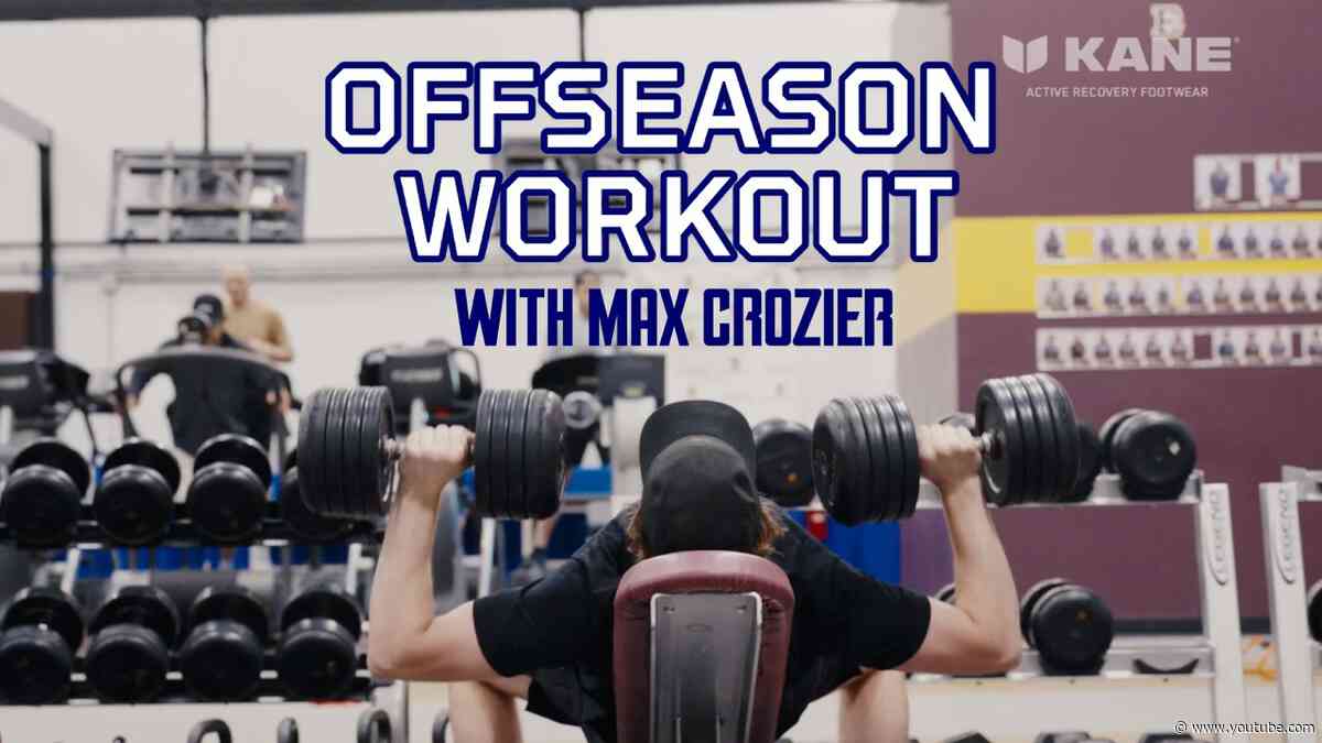 Offseason Workout With NHL Defenseman Max Crozier