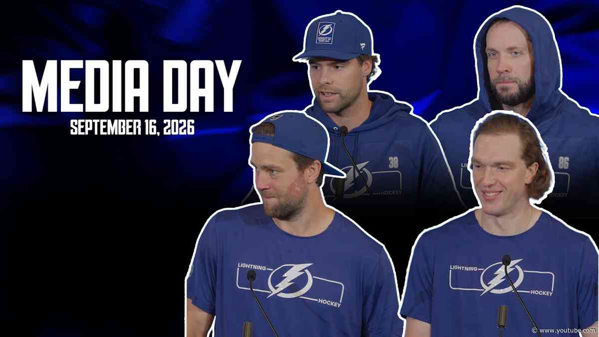 Hedman, Kucherov, Hagel And More Take The Mic On 2026-27 Media Day