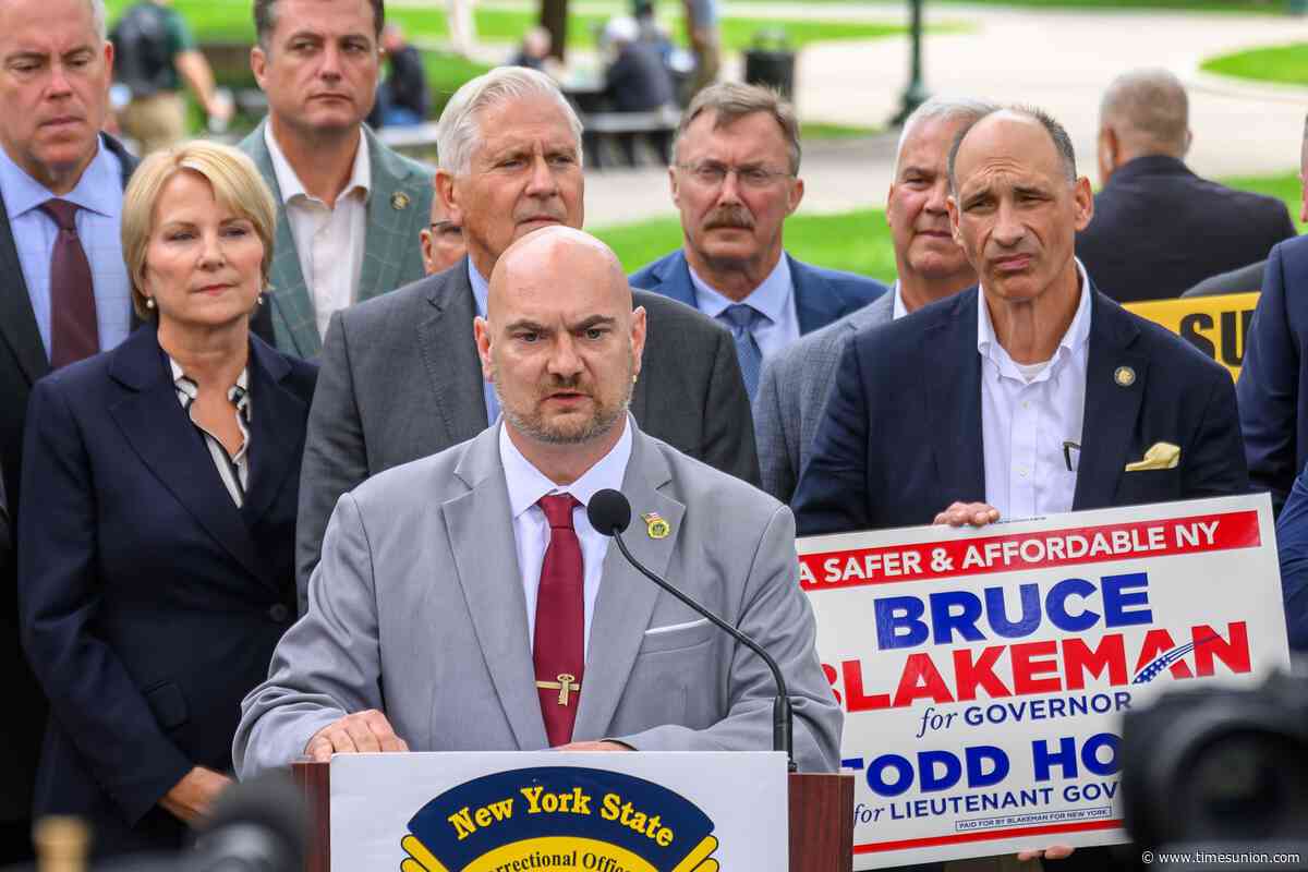 Correction officers union backs Blakeman in first-ever endorsement for governor