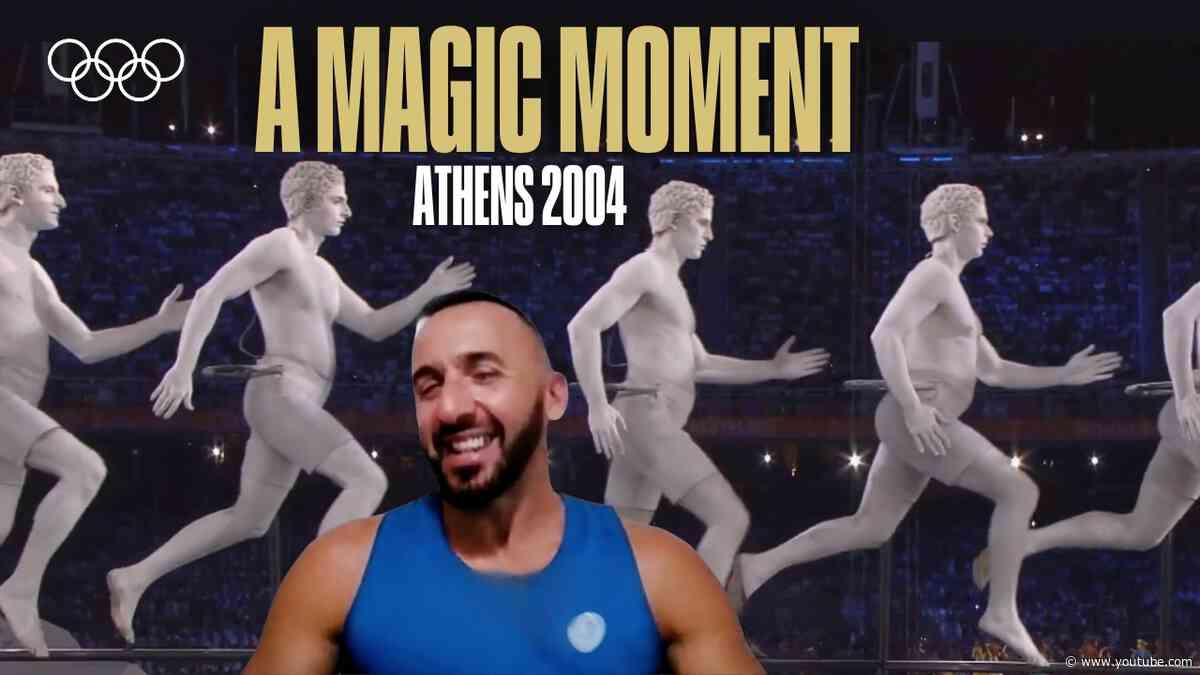 HE was a GREEK GOD at the Opening Ceremony of the Olympic Games Athens 2004 👀🤩