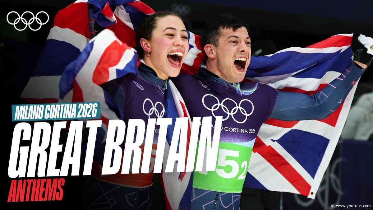 Team GB's Olympic Triumph! 🇬🇧 🥇| #MilanoCortina2026 Anthems