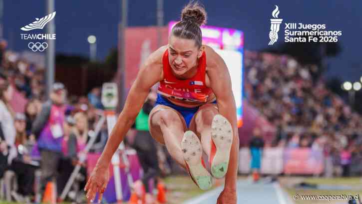 Javiera Musalem logró presea de plata en el salto largo de los Juegos Sudamericanos