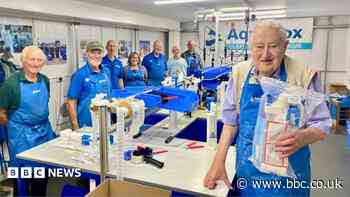 Three heart attacks will not stop volunteer at 90