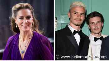 Princess Kate has the sweetest interaction with Romeo and Cruz Beckham at star-studded event