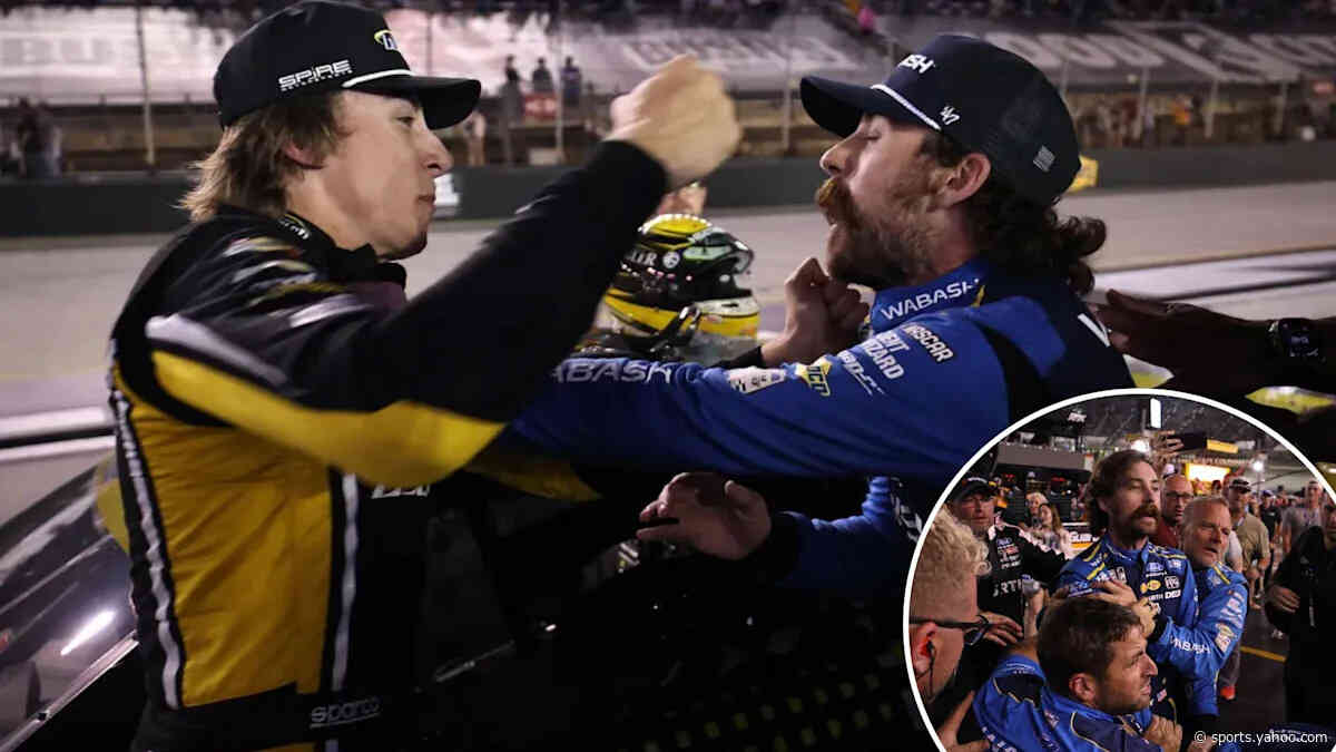NASCAR star breaks silence on ugly pit row fight with rival