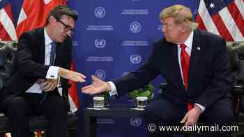 Trump's 'hand of friendship' to Burnham on their first-ever meeting is a power gesture, body language expert reveals