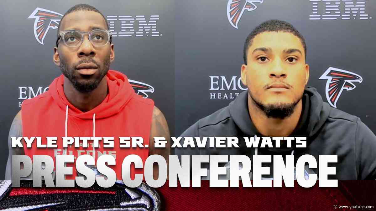 Kyle Pitts Sr. and Xavier Watts look forward to Falcons vs Packers matchup | Press Conference