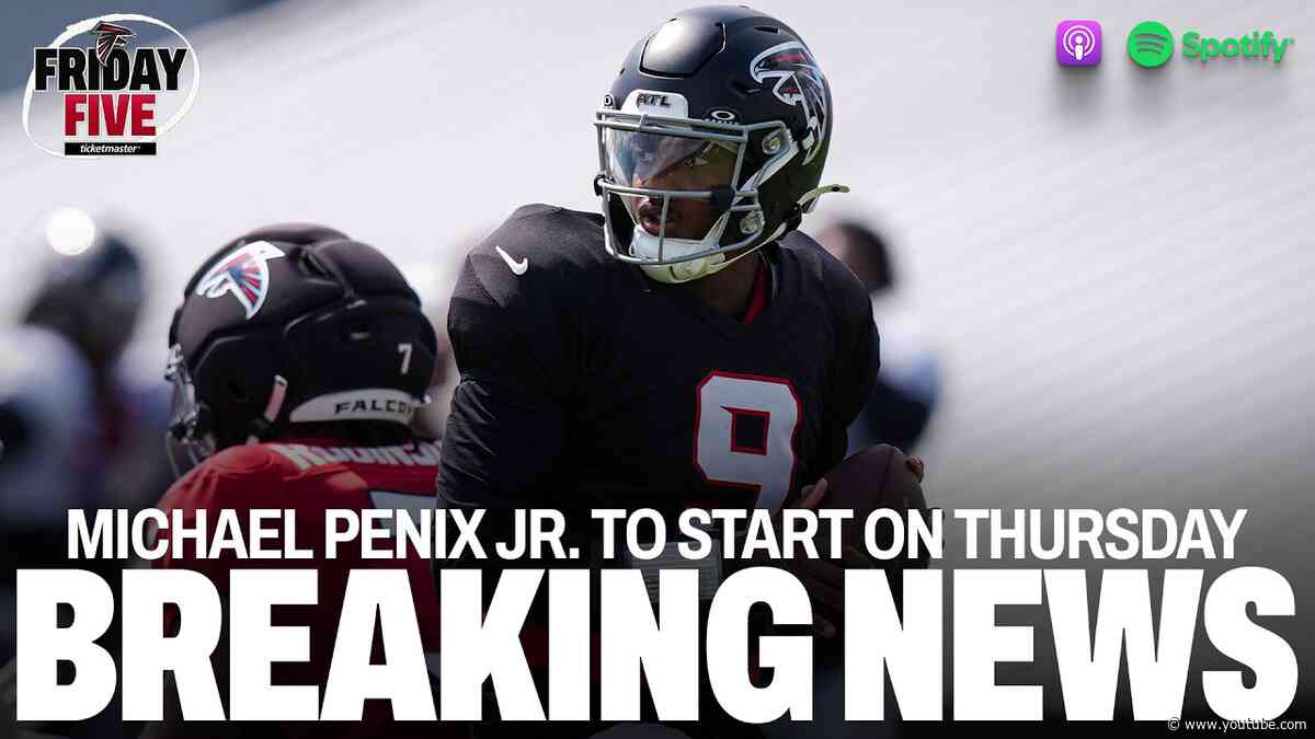 BREAKING NEWS: Michael Penix Jr. to start on Thursday vs Green Bay Packers | Atlanta Falcons Podcast