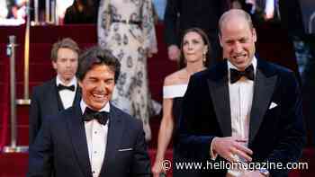 Tom Cruise's unexpected two-word message to Prince William revealed